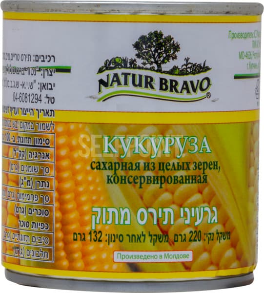 גרעיני תירס מתוק ברא