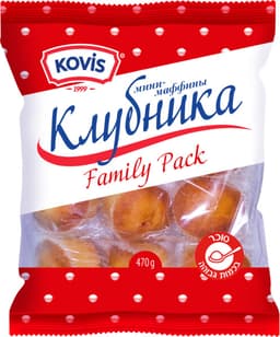 מיני קקס בטעם תות 470 גר קוביס