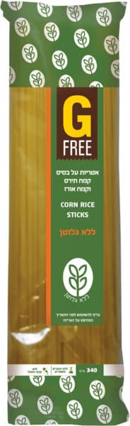 אטריות מקלונים ללא גלוטן 340 ג' G FREE