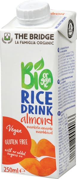 משקה אורז שקדים אורגני 250 מ"ל