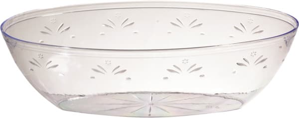 קערה שקופה סלט 11 אובלית פאלאס