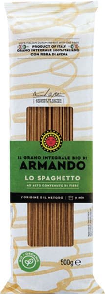 ספגטו אורגני חיטה מלאה 500 גר