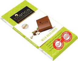 שוקולד חלב אגוזים ביאנקה 100 גר