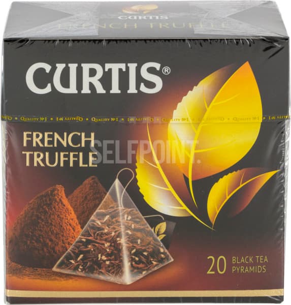 תה שחור 20 שקיקים 36 גר TRUFFLE CURTIS