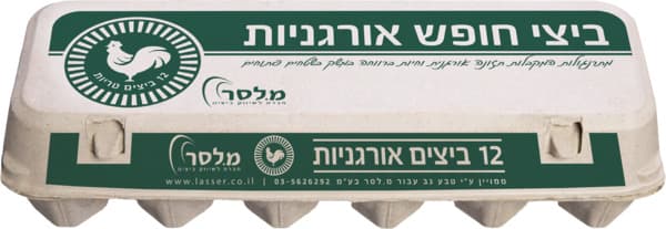 ביצים אורגניות 12 יח M