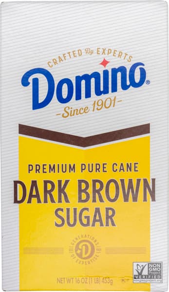 דומינו סוכר חום כהה 453 גרם