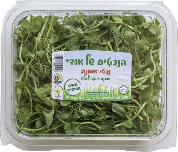 נבטי אפונה אורגניים