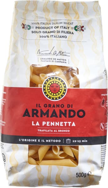 פסטה פנה ריגטה גרנד ארמנדו 500 גרם