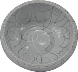 קערת פירות עגולה קרם מודפס  "9" אר 10 יח' דנטס