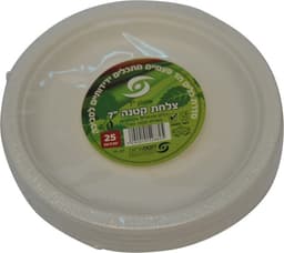 צלחת 7 מתכלה אר 25 יח'  דנטס