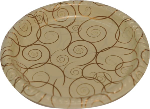 צלחת פלסטיק 7 קטנה ק