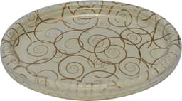 מגש אובלי קרם מודפס