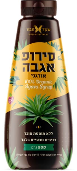 סירופ אגבה לחיץ שקד