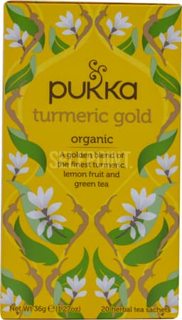 תה ירוק כורכום זהב  