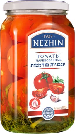 שימורי עגבניות כבושות עדין 920 גר NEZEN