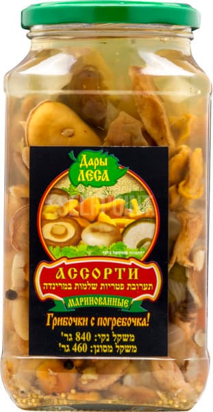 פטריות כבושות מיקס 8