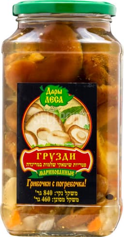 פטריות כבושות גרוזדי