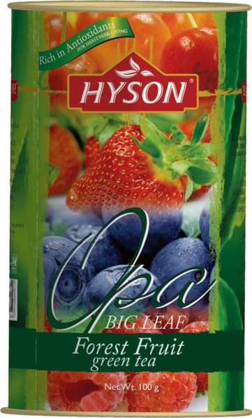 תה ירוק פירות יער חי