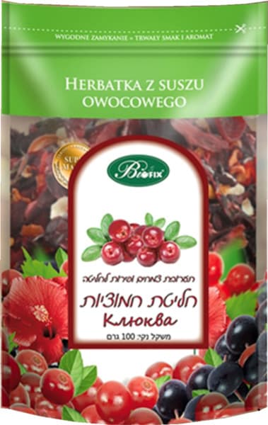 חליטת חמוציות 100 גר