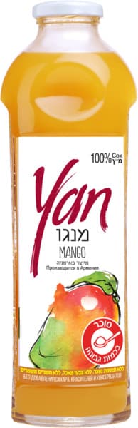 מיץ מנגו טבעי 930 מ"ל YAN