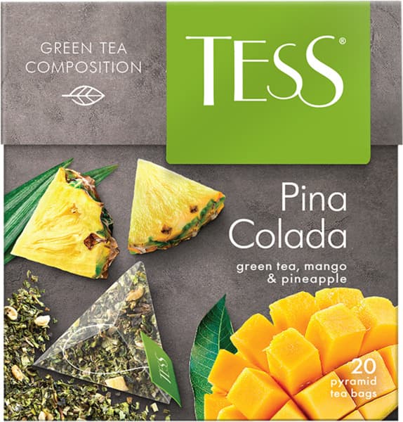 תה ירוק טס פינה קולדה 20 שקיקים