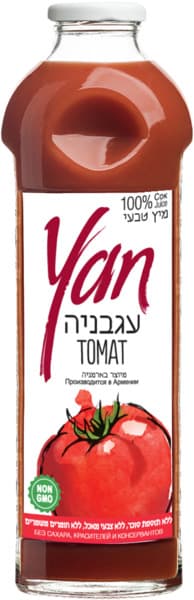 מיץ YAN עגבניות טבעי  930 מל