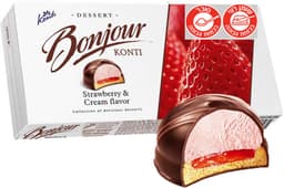 קינוח סופלה תות בשוקולד 232 גר BONJOUR