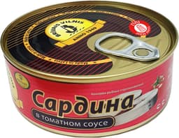 סרדינים במיץ עגבניות 240 BRIVAIS VILNIS