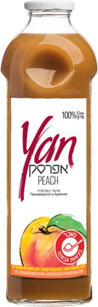 מיץ יאן אפרסק טבעי 9