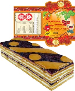 עוגת תותי פרוטי מלבנית