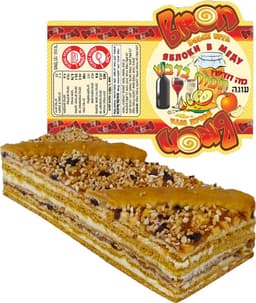 עוגת תפוח בדבש מלבן