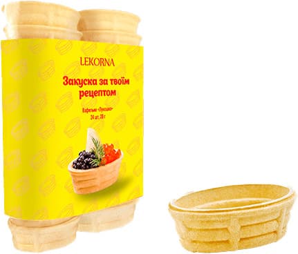 בסיס וופל למאפה סלסל