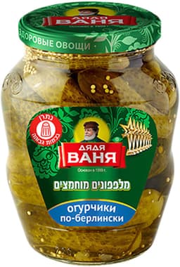 מלפפונים מוחמצים 680 גר   D. Vanya