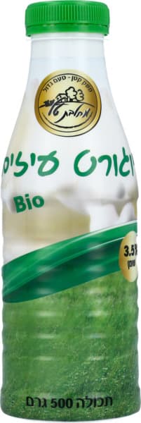 יוגורט עיזים טבעי 3% 500 מל