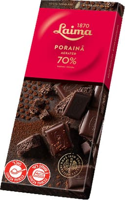 שוקולד מריר אורירי 70% קקאו 90 גר לאימה