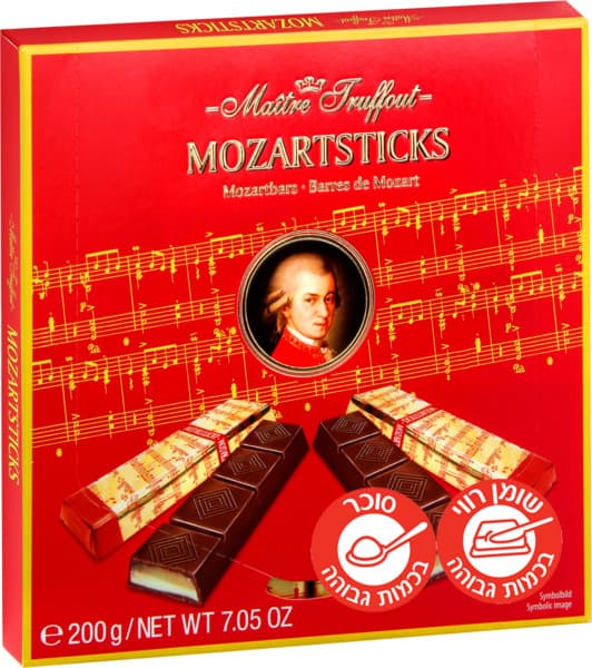 בונבוניירה אצבעות שוקולד מוצרט 200 גרם