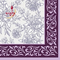 מפיות מעוטרות מודפסות תלת שכבתי