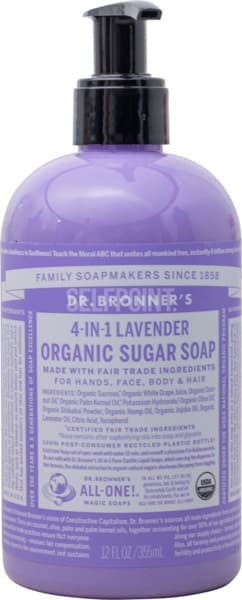 סבון סוכר לבנדר אורגני 355 מ"ל