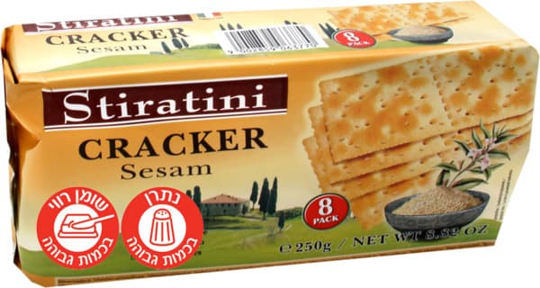 סטרטיני-קרקר עם שומשום 250 גר