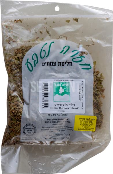 טיליה עלים ופרחים 50גר