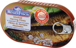 פילה הרינג מעושן בשמן צמחי