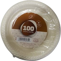 צלחת גדולה קרם 100 יח לפיד