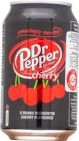 משקה קל ד"ר פפר בטעם דובדבן 330 מ"ל