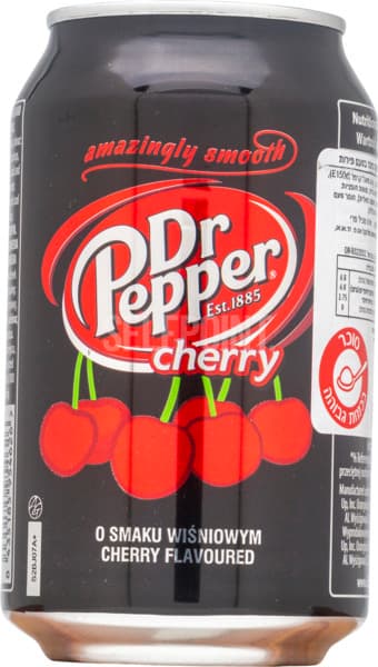 משקה קל ד"ר פפר בטעם דובדבן 330 מ"ל