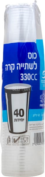 כוס  330 מל ארוז 40 