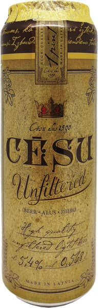 בירה צסו לא מסוננת 5.4% 568 מל