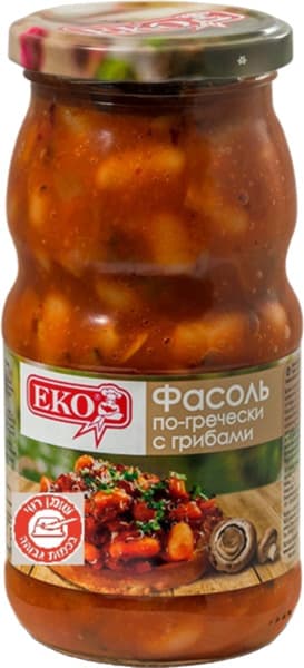 שעועית לבנה עם פטריות בסגנון יווני 510ג