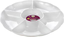 מגש פיצוחים מחולק גדול 6 תאים שווה