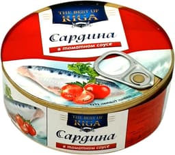 סרדינה ברוטב עגבניות 240 גר BEST OF RIGA