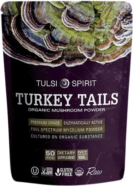 פטריות זנב התרנגול אורגני באבקה 100 גרם